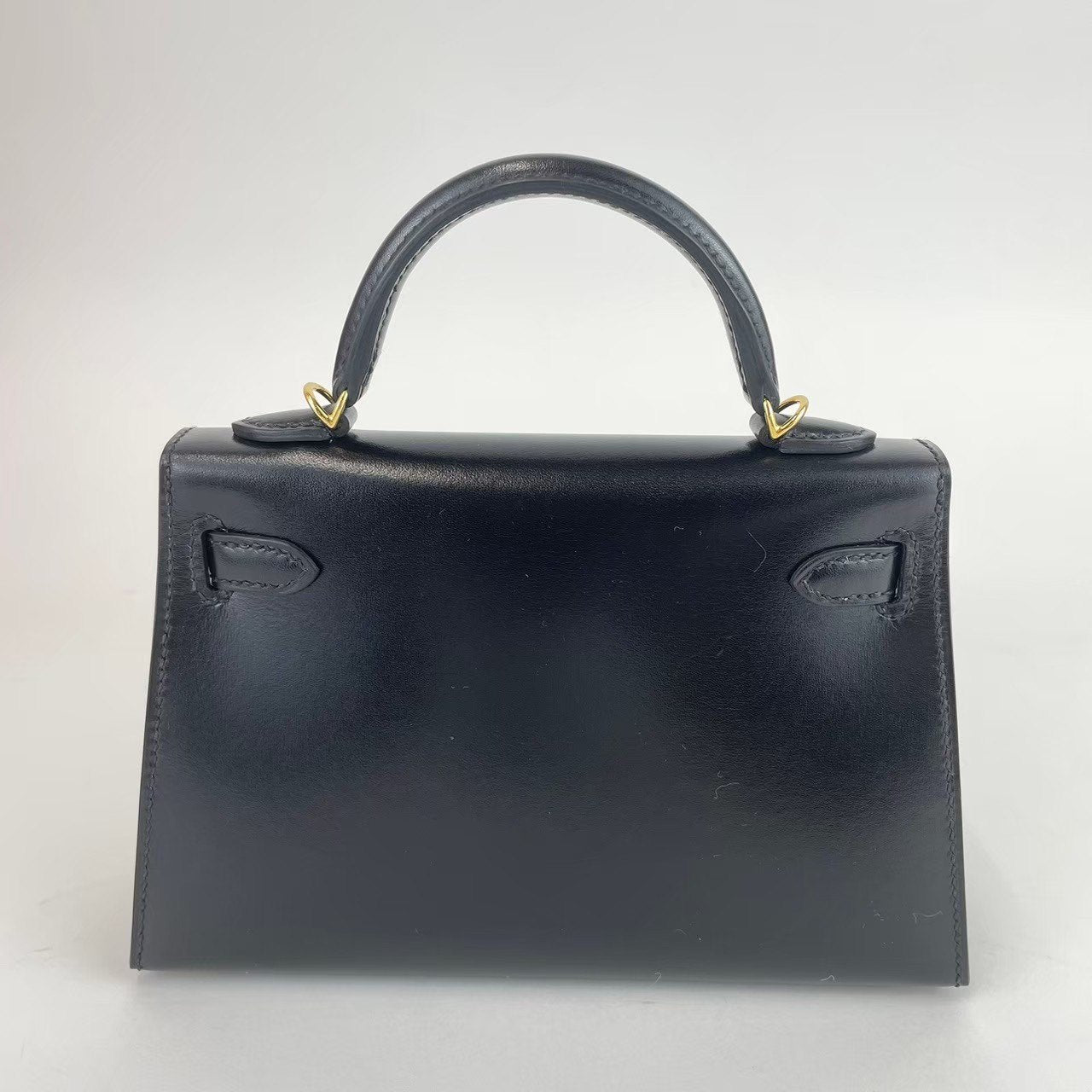 Mini Kelly ミニケリー Black ブラック Box calf ボックスカーフ GHW ゴールド金具 Z刻