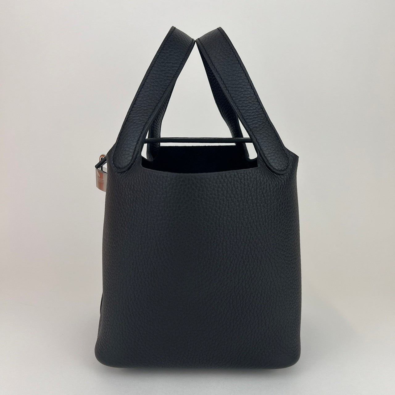 Picotin Lock PM ピコタンロックPM Black ブラック Taurillon clemenceトリヨンクレマンス PHW シルバー金具 B刻印