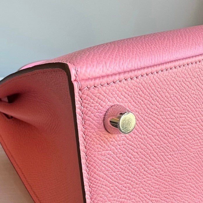 Kelly25 Sellier ケリー25 セリエ Epsom エプソン Rose Confetti ローズコンフェッティ PHW シルバー金具 U刻