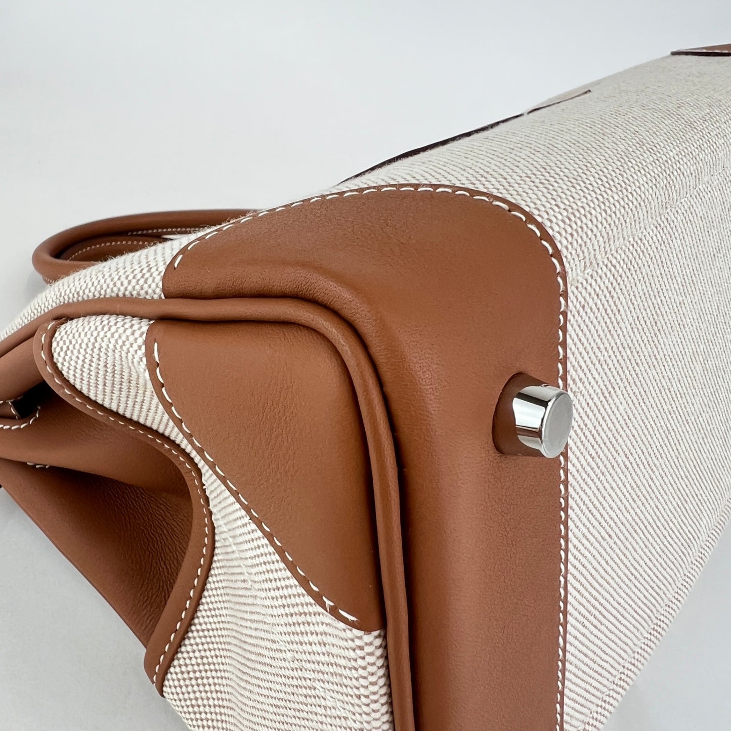 Birkin25 cargo バーキン25 カーゴ Gold ゴールド Toile goelan/Swift トワルゴエラン/スイフト PHW シルバー金具 Stamp-K K刻印