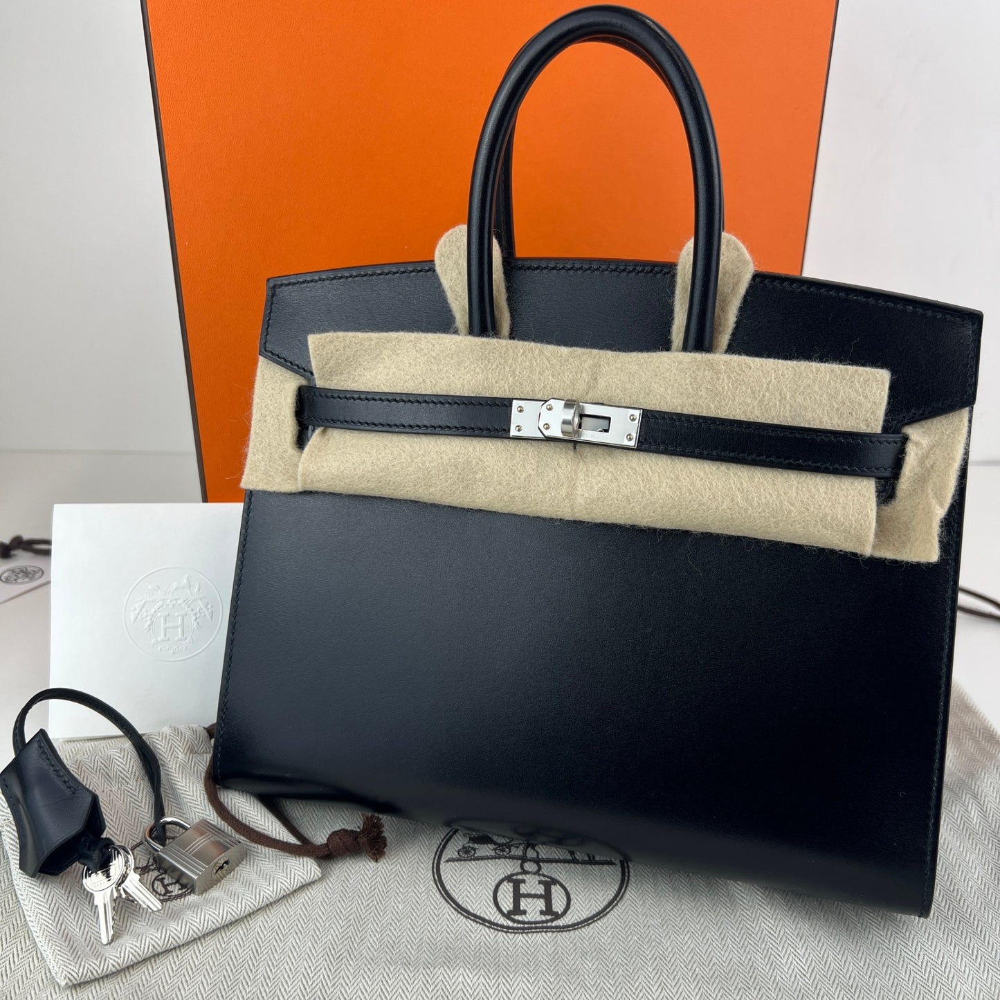 Birkin25 バーキン25 Black ブラック Stamp-K K刻印 Box calf ボックスカーフ