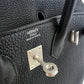 Birkin25 バーキン25 Black ブラック Togo トゴ PHW シルバー金具 Stamp-K K刻印