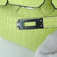 Birkin25 バーキン25 Jaune bourgeon ジョーヌブルジョン Alligatorアリゲーター PHW シルバー金具 Stamp-U U刻印
