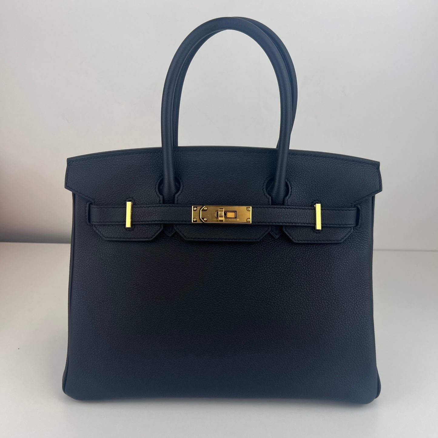 Birkin30 バーキン30 Black ブラック GHW ゴールド金具 Stamp-W W刻