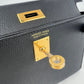 Mini kelly ミニケリー Black ブラック GHW ゴールド金具 Stamp-W W刻印 Epsom エプソン