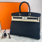 Birkin35 バーキン35 Black ブラック PHW シルバー金具 Stamp-B B刻