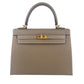 Kelly25 ケリー25 Etoupe エトープ Epsom エプソン GHW ゴールド金具 Stamp-W W刻印