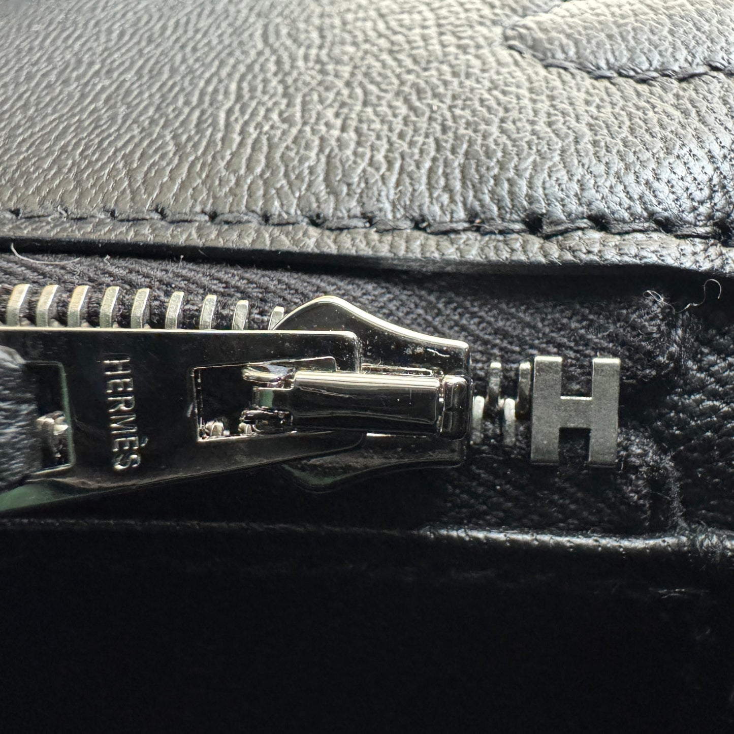 Birkin25 バーキン25 Stamp-K K刻印 Togo トゴ Black ブラック PHW シルバー金具