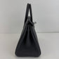 Birkin25 バーキン25 Black ブラック PHW シルバー金具 Stamp-K K刻