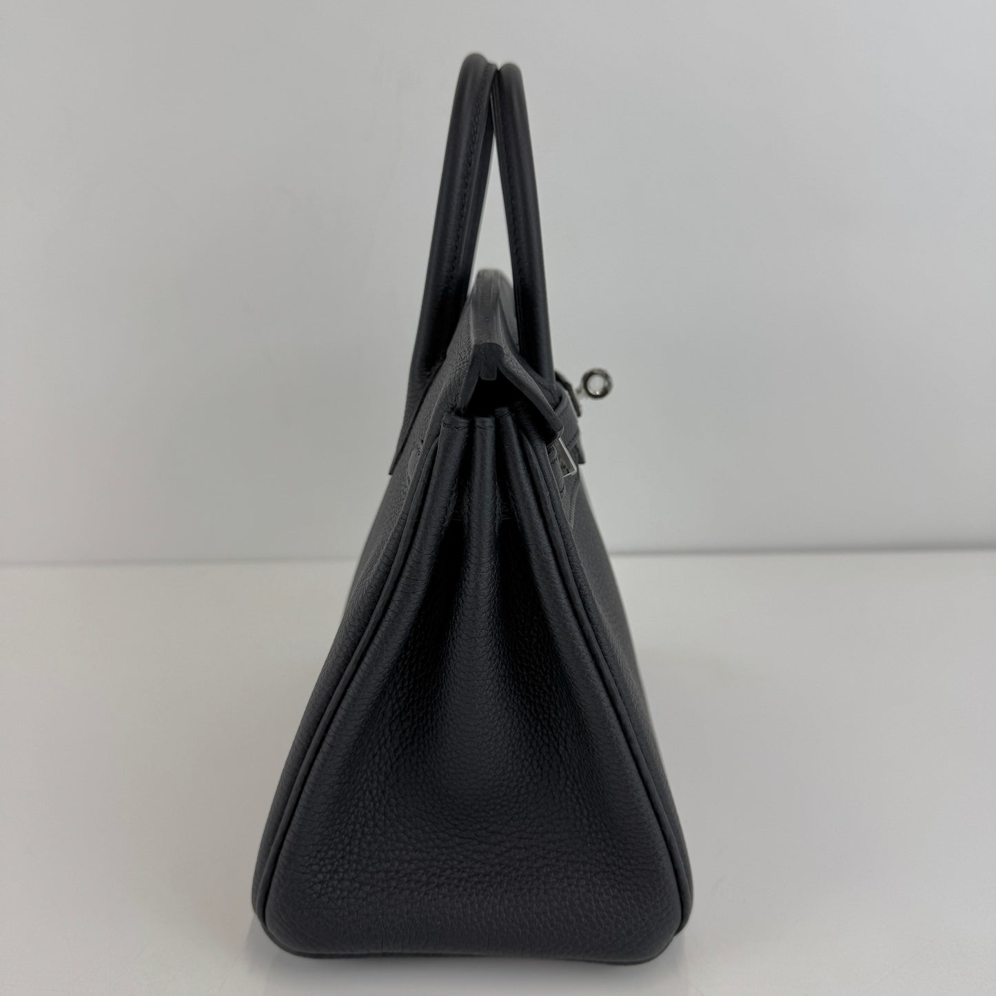 Birkin25 バーキン25 Black ブラック PHW シルバー金具 Stamp-K K刻