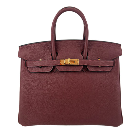 Birkin25 バーキン25 Rouge H ルージュアッシュ YG金具 Stamp-K K刻印 Togo トゴ