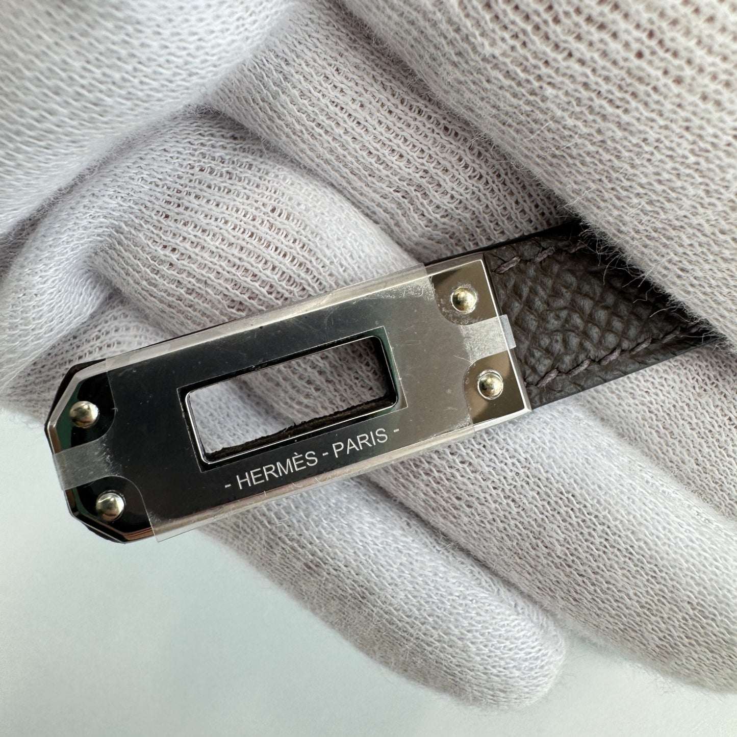 Mini kelly tricolor ミニケリー トリコロール Blue jean/Ecorce/Sesami ブルージーン/エコルセ/セサミ Epsom エプソン PHW シルバー金具 Stamp-W W刻印