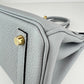 Birkin25 バーキン25 Blue glacier ブルーグラシエ GHW ゴールド金具 Stamp-W W刻印 Togo トゴ ハンドバッグ