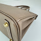 Birkin25 バーキン25 Etoupe エトープ  GHW ゴールド金具 Togo トゴ Stamp-W W刻印