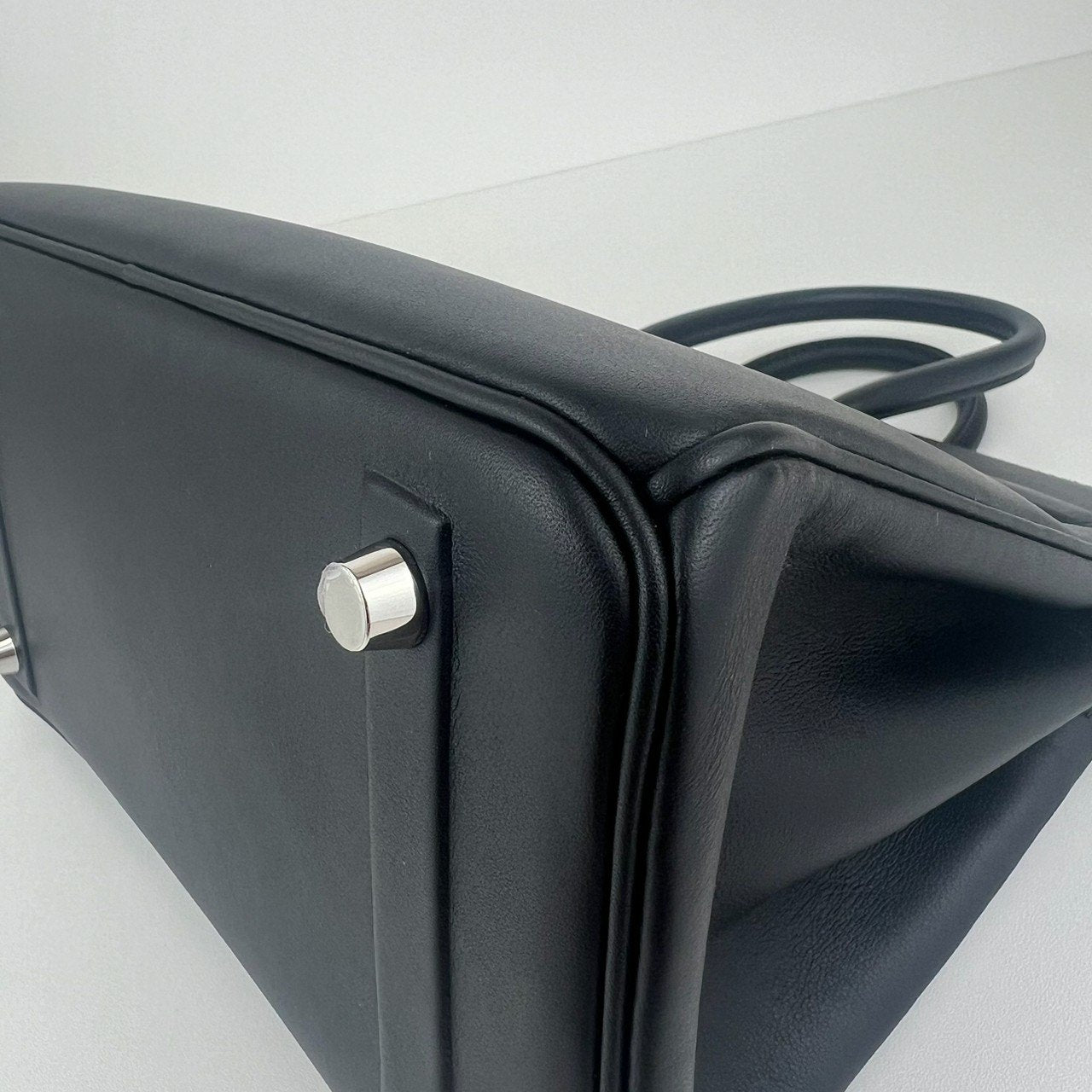 Birkin25 shadow バーキン25 シャドウ Black ブラック Swift スイフト PHW シルバー金具 Stamp-Y Y刻印