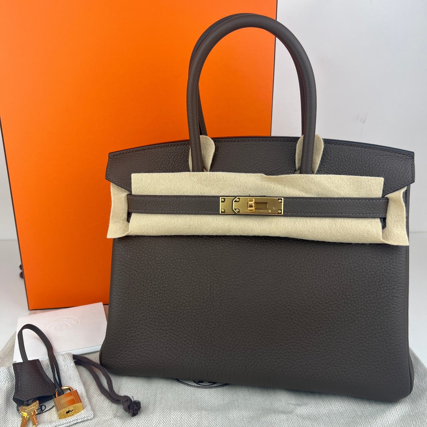 Birkin30 バーキン30 Ecorce エコルセ Togo トゴ GHW ゴールド金具 Stamp-W W刻印