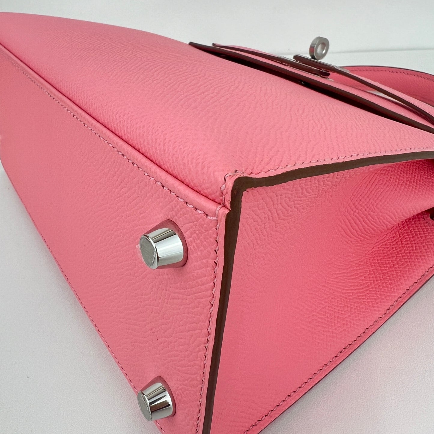 Kelly25 ケリー25 Rose confetti ローズコンフェッティ Epsom エプソン PHW シルバー金具 Stamp-K K刻印