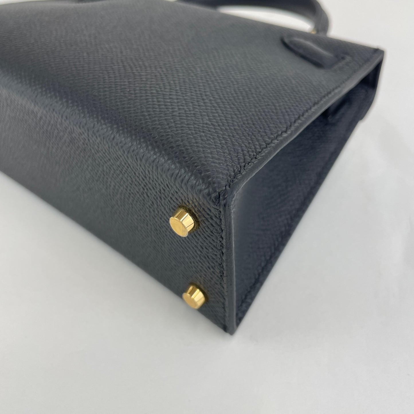 Mini kelly ミニケリー Black　ブラック  GHW ゴールド金具 Epsom エプソン Stamp-K K刻印