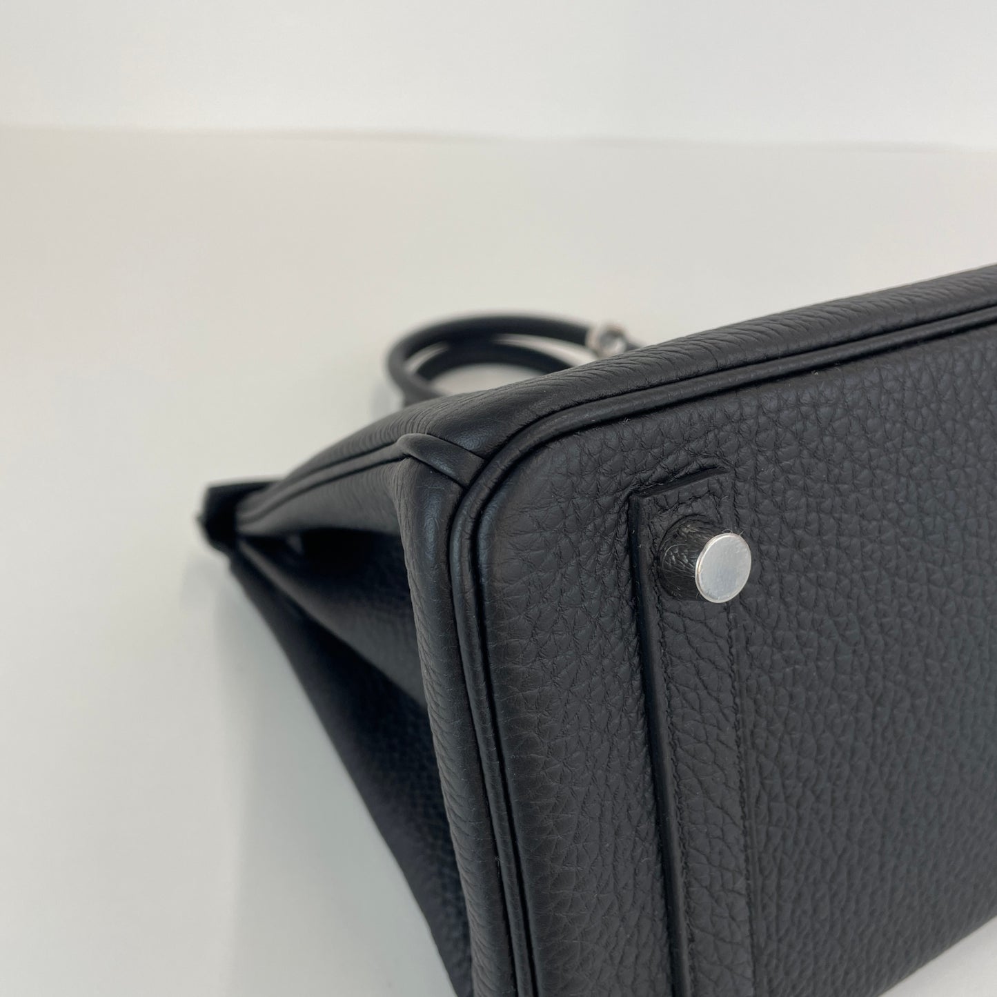 Birkin25 バーキン25 Black ブラック  PHW シルバー金具 Togo トゴ Stamp-K K刻印