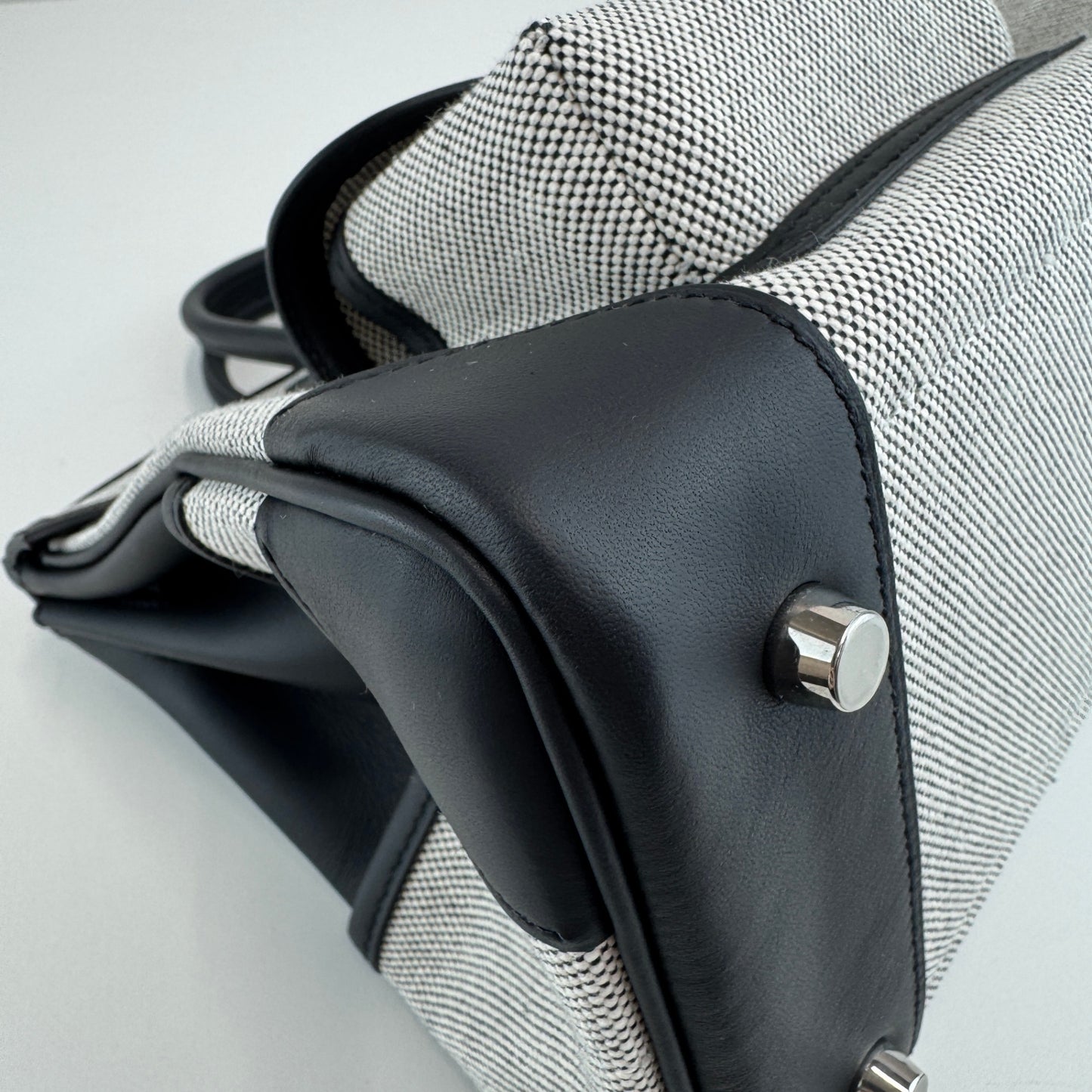 Birkin25 cargo バーキン25カーゴ Black ブラック  PHW シルバー金具 Toile goelan/Swift Stamp-K K刻印