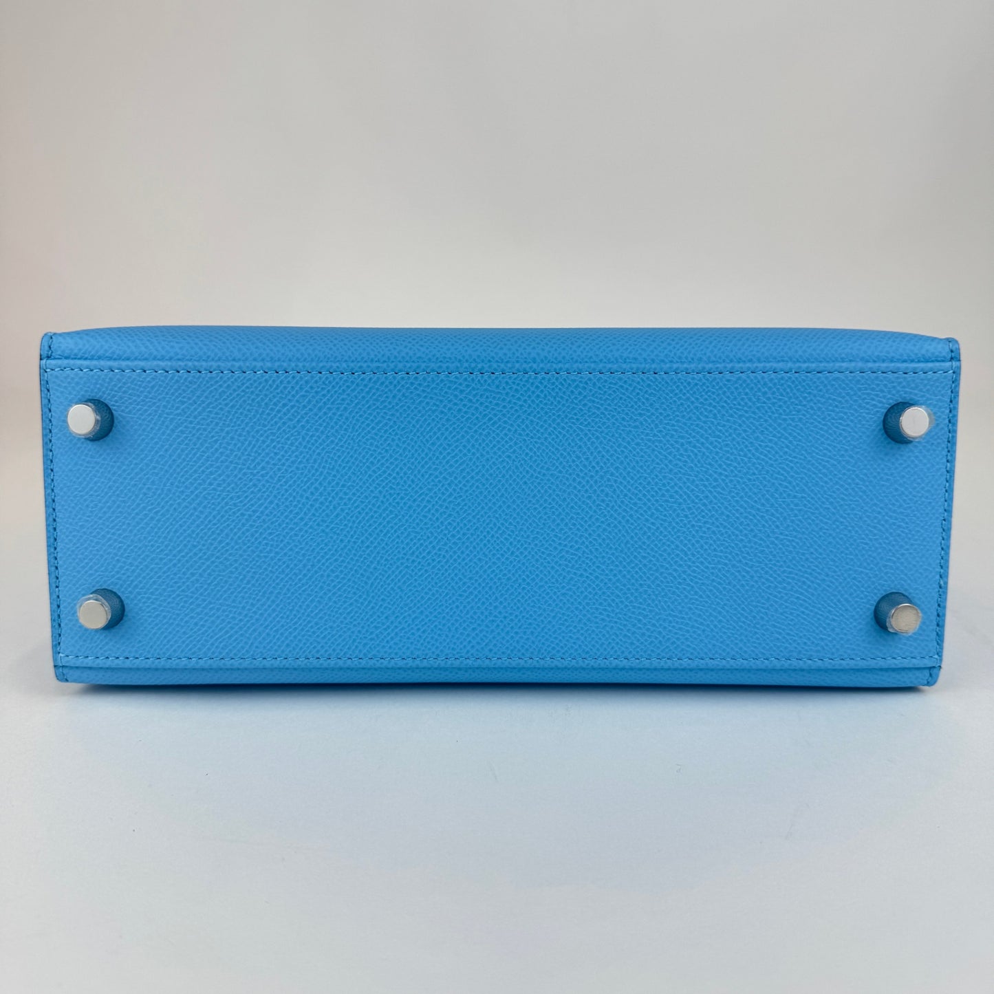 Kelly25 Sellier ケリー25セリエ Celeste セレステ  PHW シルバー金具 Epsom エプソン Stamp-K K刻印