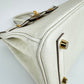 Birkin25 バーキン25 Beton ベトン　Ostrich オーストリッチ　Stamp-K K刻