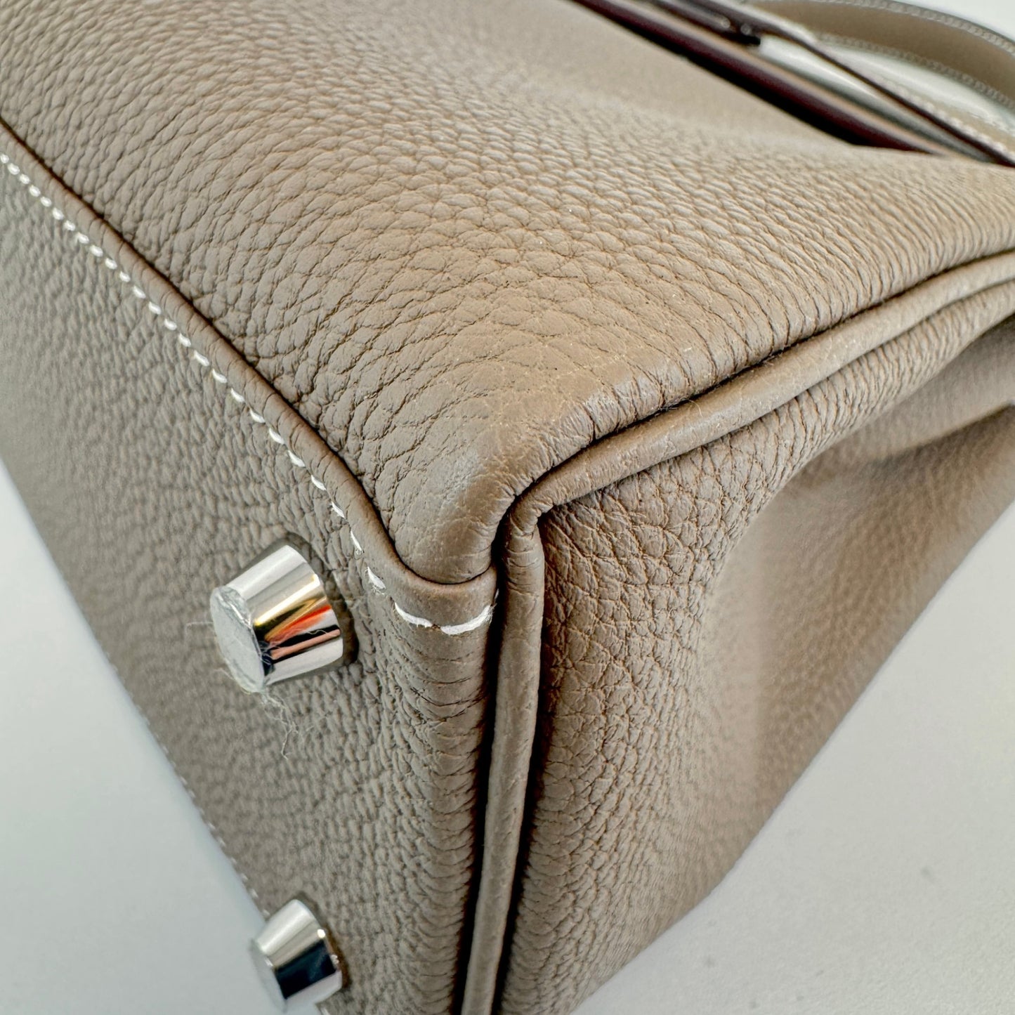 Kelly25 ケリー25 Etoupe エトープ Togo トゴ PHW シルバー金具 Stamp-K K刻印