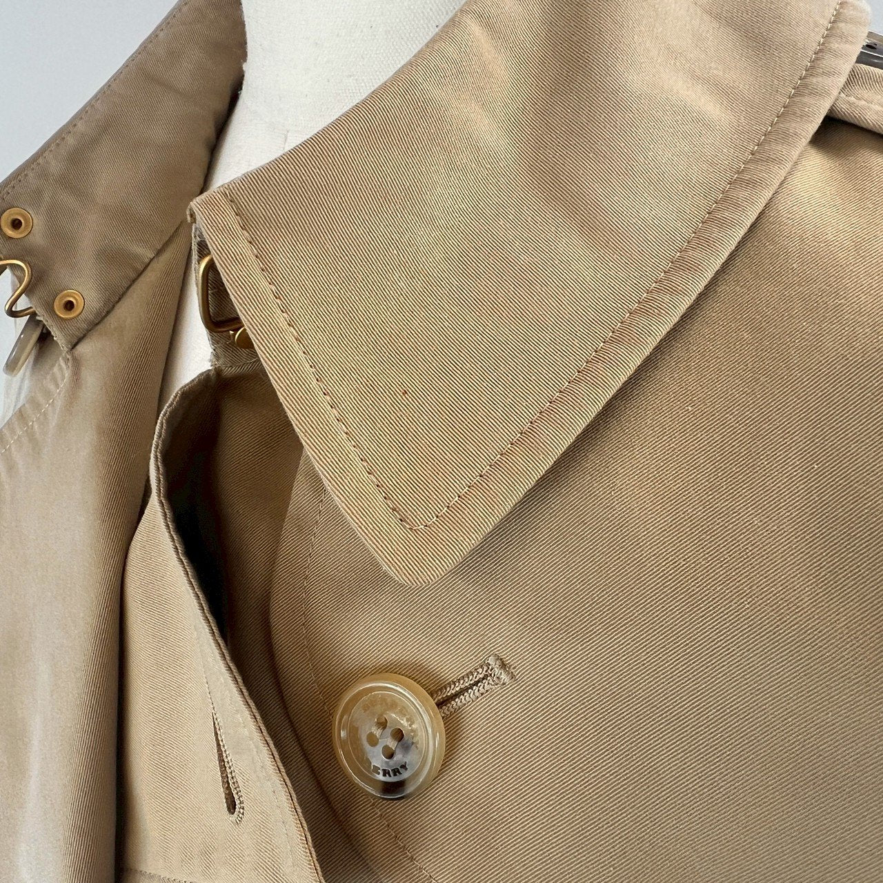 Burberry バーバリー トレンチコート　ダブルボタン beige ベージュ 綿 100%
