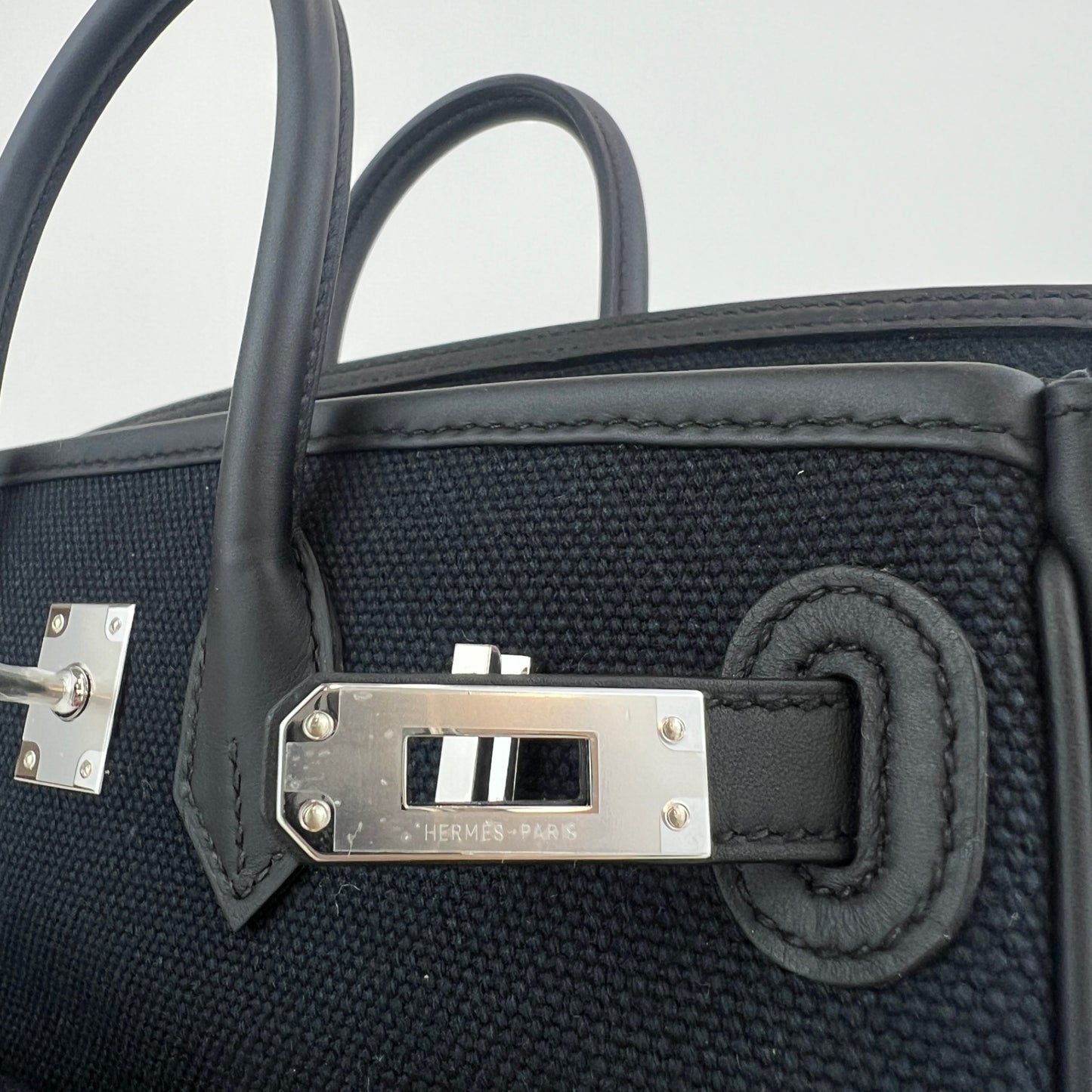 Birkin25 cargo バーキン25カーゴ Black ブラック  PHW シルバー金具 Toile goelan/Swift トワルゴエラン/スイフト Stamp-K K刻印
