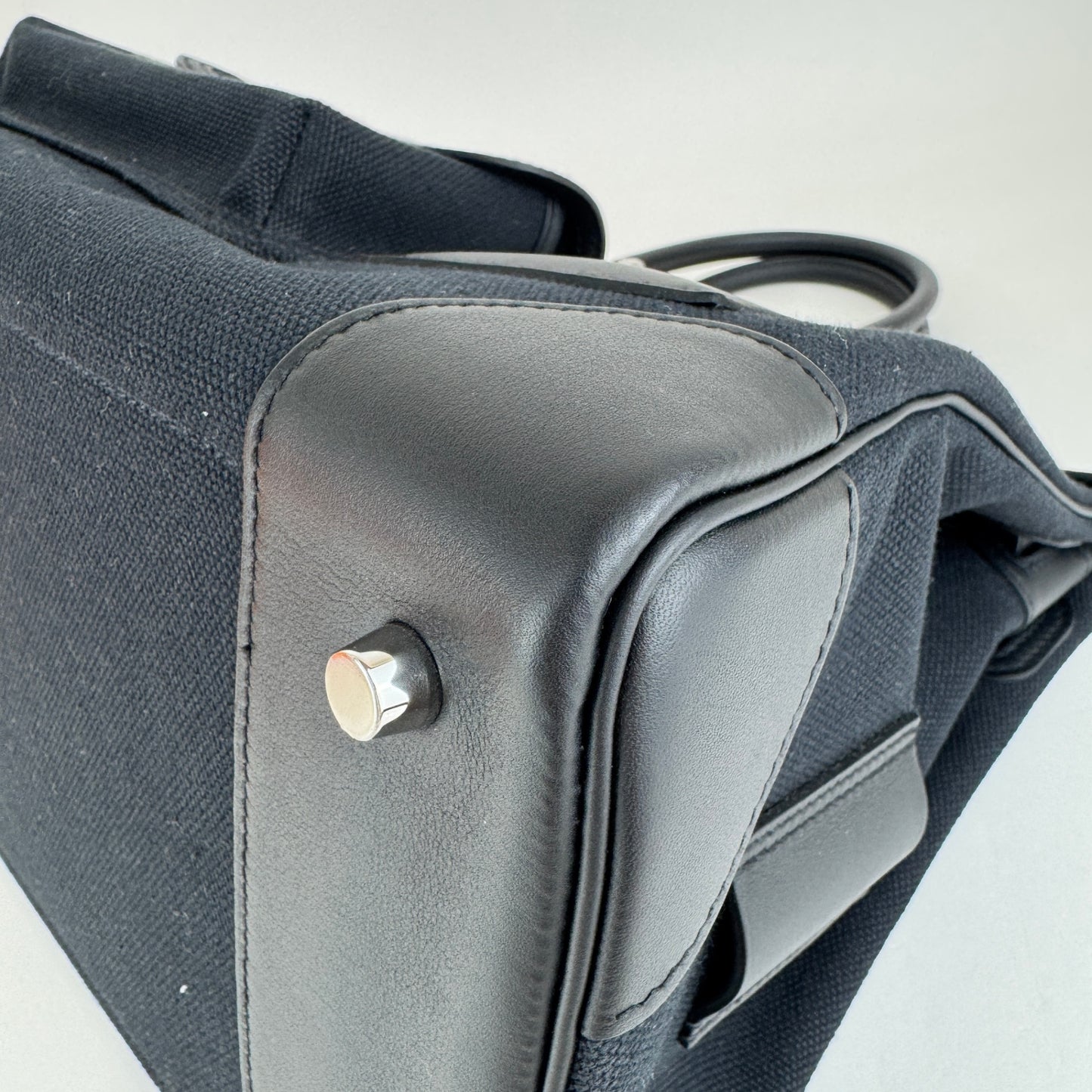 Birkin35 cargo バーキン35カーゴ　Black ブラック  PHW シルバー金具　Toile goelan/Swift　Stamp-W W刻印