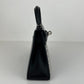 Mini kelly cloute ミニケリークルーテ Black ブラック  PHW シルバー金具 Epsom エプソン Stamp-B B刻印