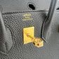 Birkin25 バーキン25 Black ブラック GHW ゴールド金具 Togo トゴ　Stamp-W W刻印