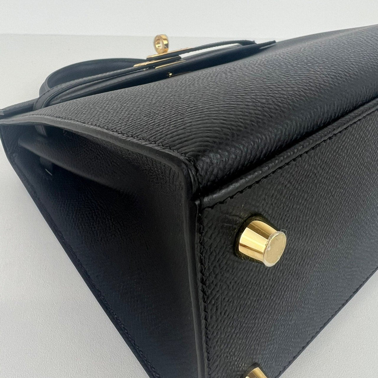 Kelly25 ケリー25 Black ブラック Epsom エプソン GHW ゴールド金具 Stamp-W W刻印