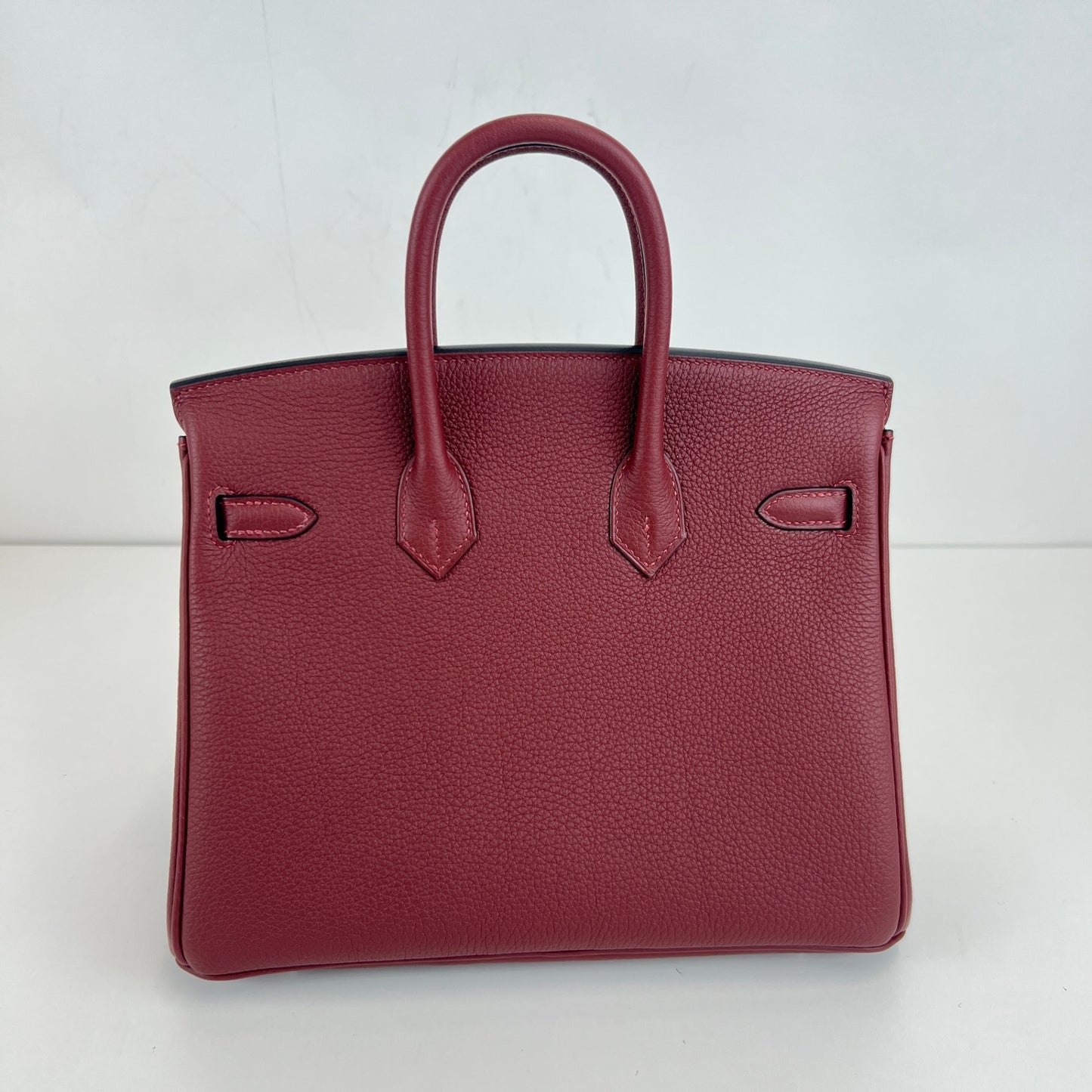 Birkin25 バーキン25 Rouge H ルージュアッシュ　PHW シルバー金具 tamp-K K刻