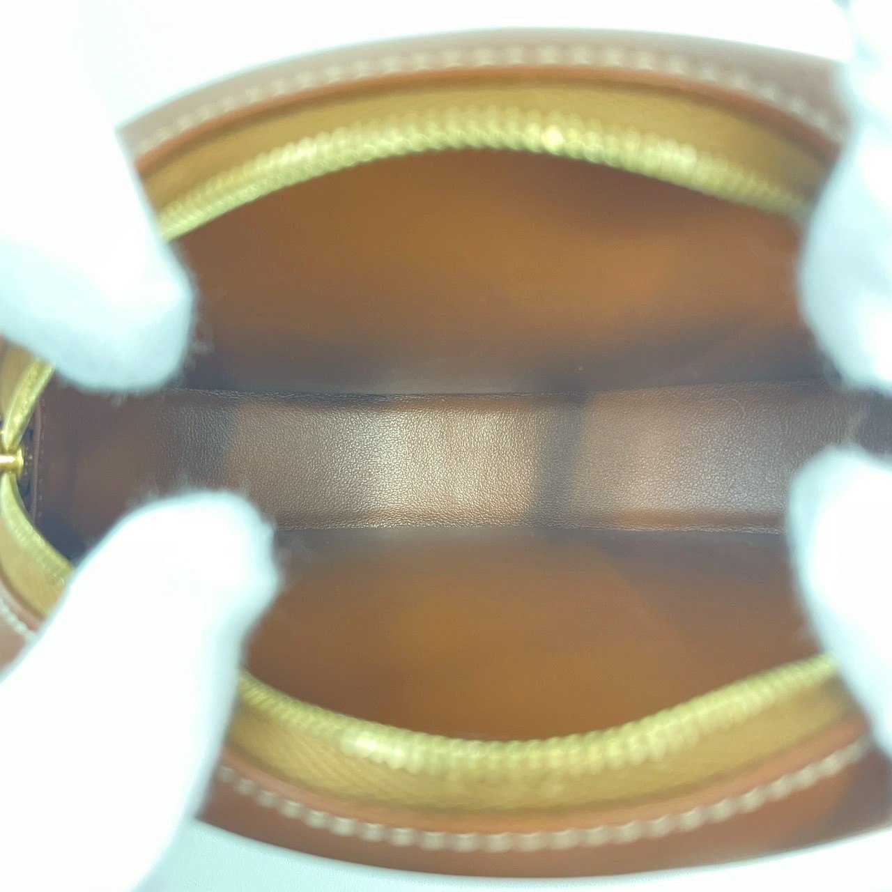 キュイルトリオンフオーバルパース ブラウン トリオンフ カーフ