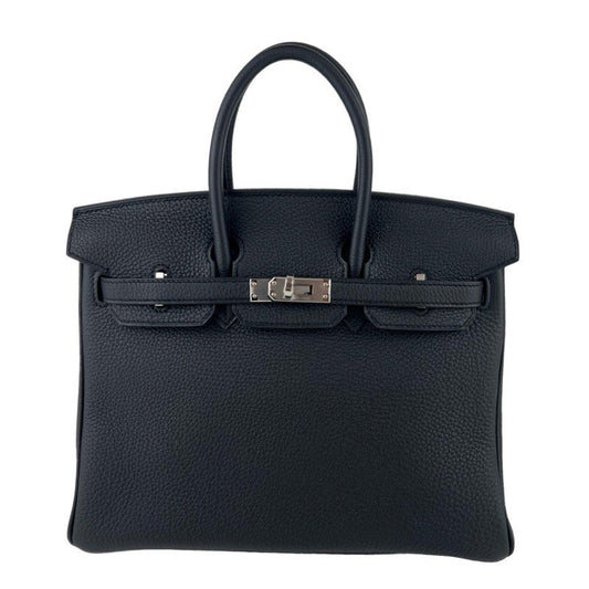 Birkin25 バーキン25 Black ブラック Togo トゴ PHW シルバー金具 Stamp-W W刻印