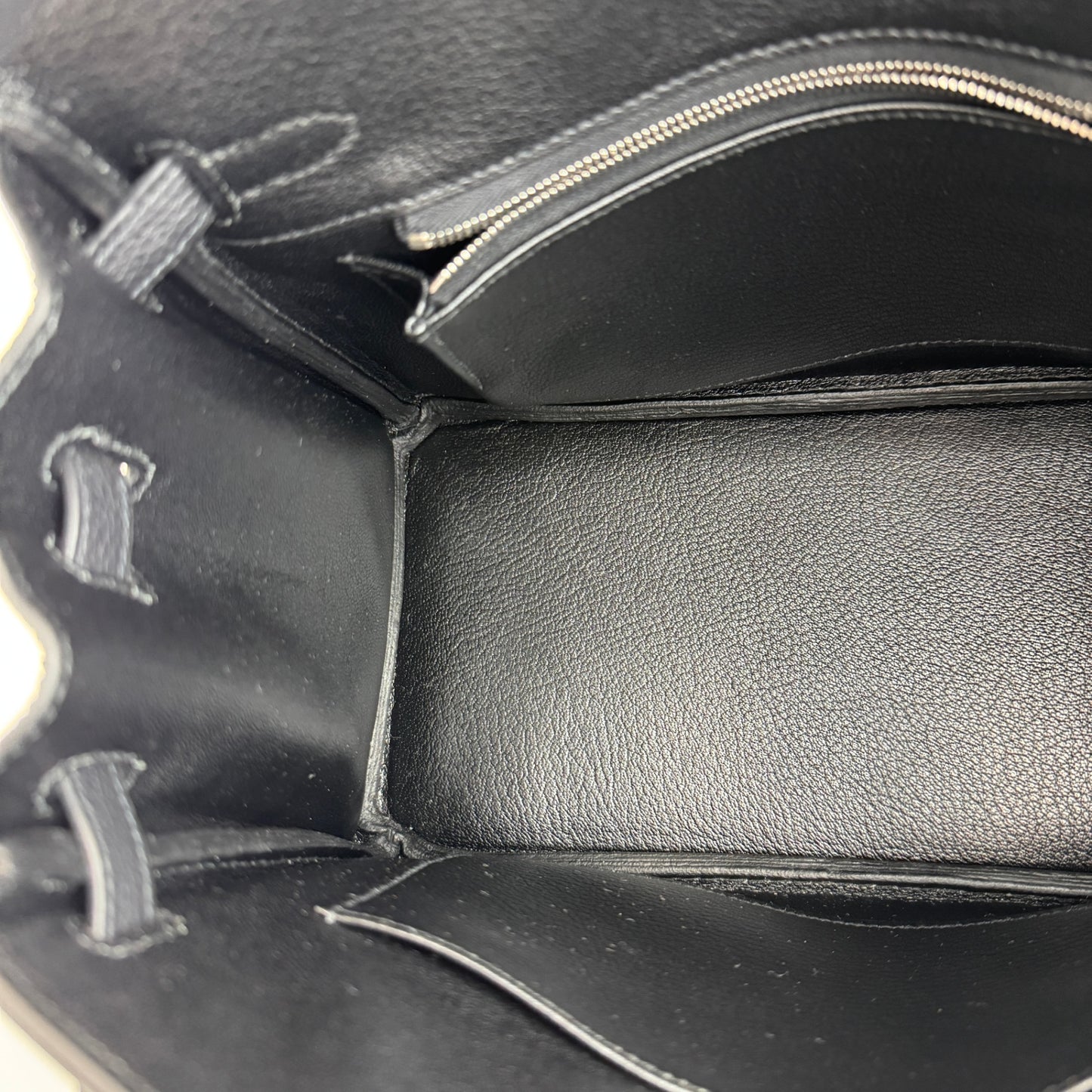 Birkin25 バーキン25 Black ブラック PHW シルバー金具 Stamp-K K刻