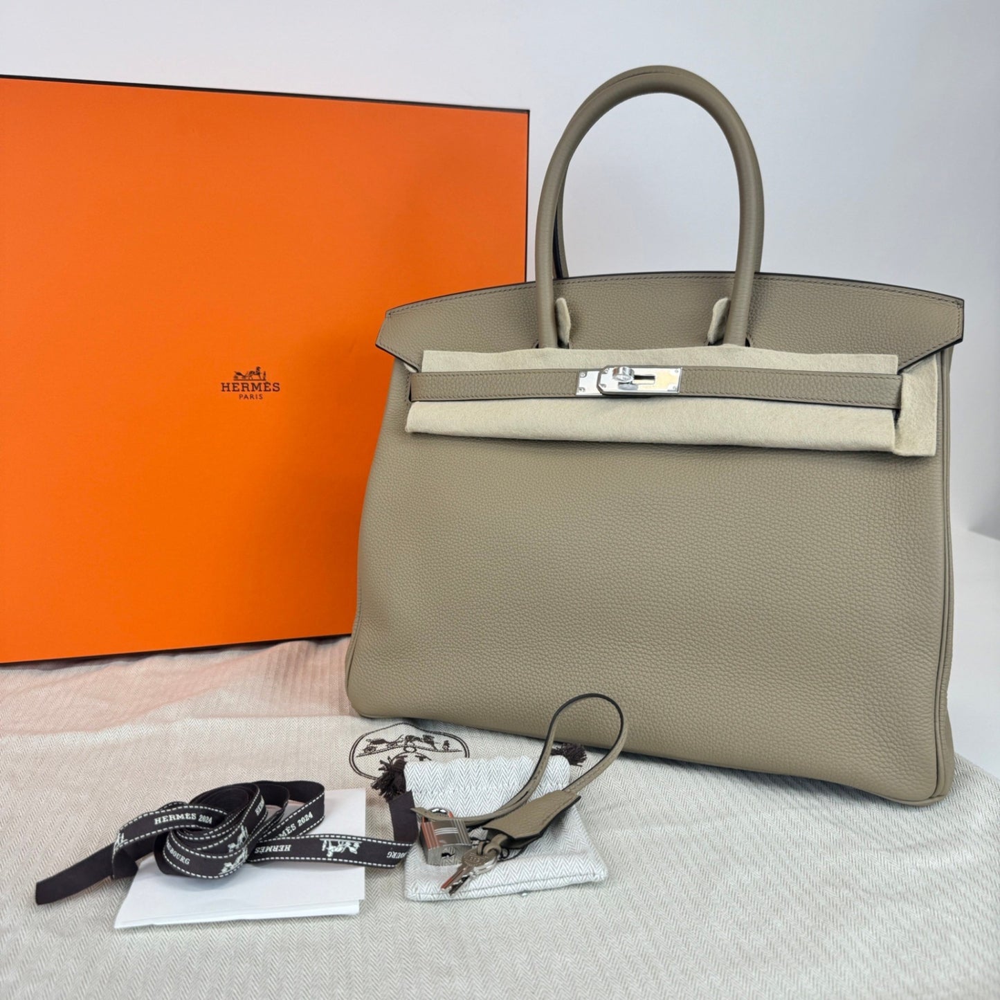 Birkin35 バーキン35 Beige marfa ベージュマルファ  PHW シルバー金具 Togo トゴ Stamp-W W刻印