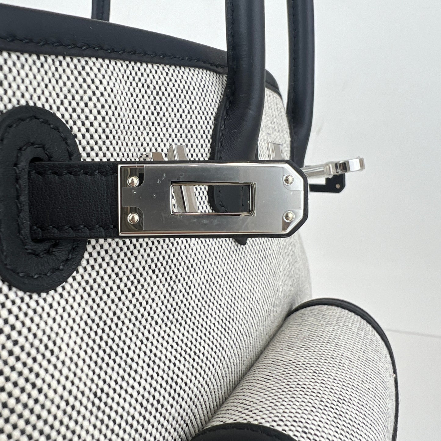 Birkin25 cargo バーキン25 カーゴ Black ブラック Toile goelan/Swift トワルゴエラン/スイフト PHW シルバー金具 Stamp-K K刻印