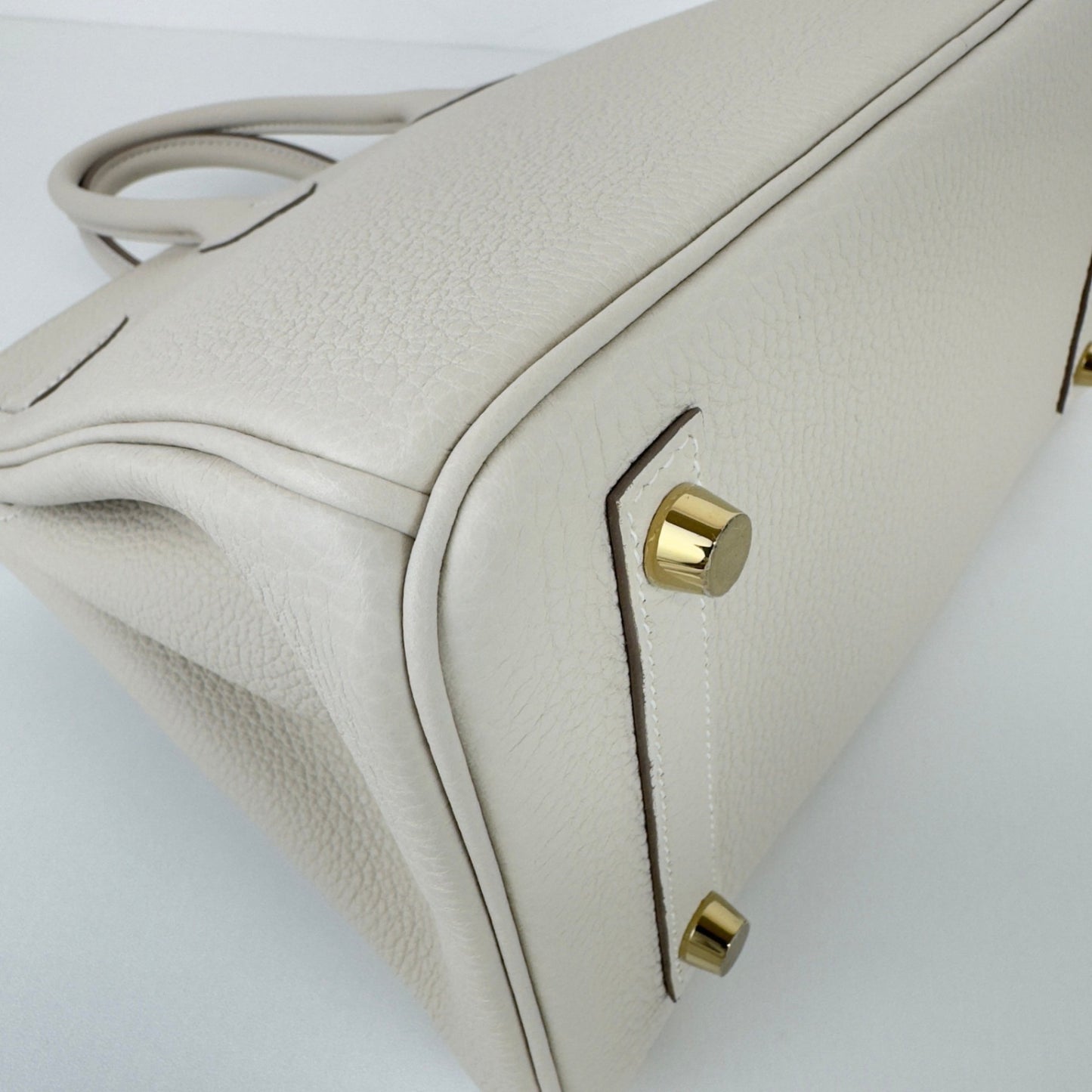 Birkin25 バーキン25 Stamp-W W刻印 Togo トゴ Craie クレ GHW ゴールド金具