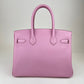 Birkin30 バーキン30 Mauve sylvestre モーヴシルベストル Taurillon Clemence トリヨンクレマンス PHW シルバー金具 Z刻印