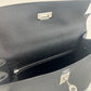 Hermès エルメス Kelly25 ケリー25 Stamp-K K刻印 Epsom エプソン Black ブラック PHW シルバー金具