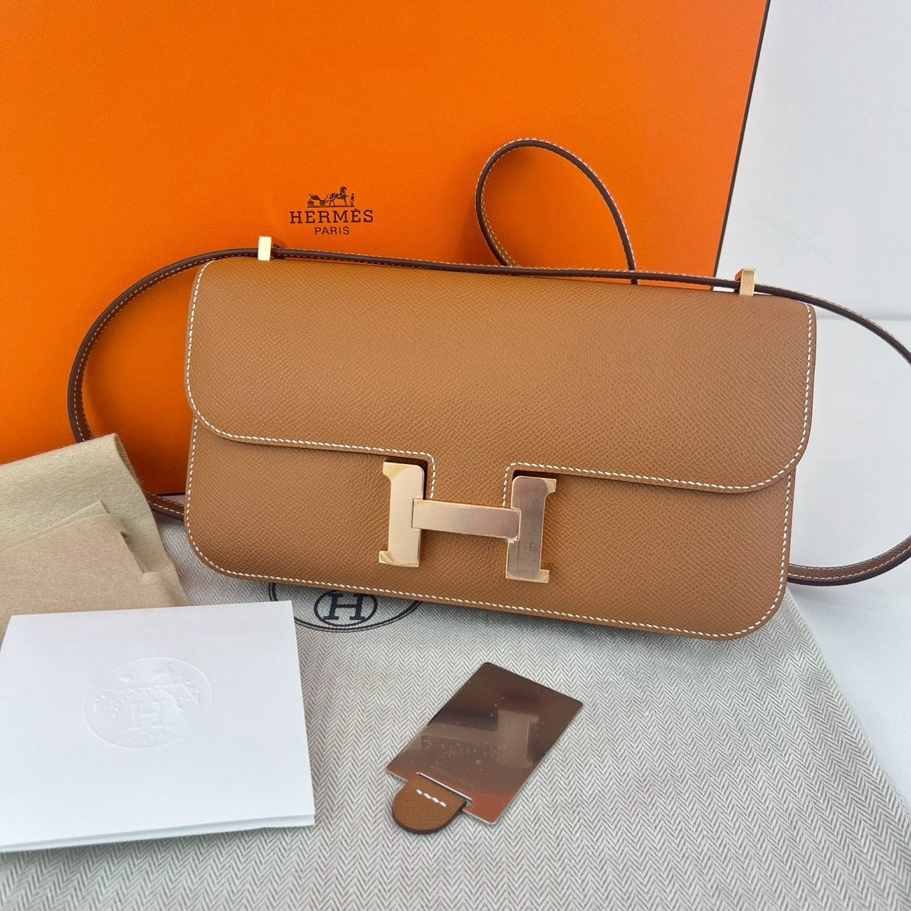 Constance elan コンスタンスエラン Gold ゴールド  RGHW ローズゴールド金具 Epsom エプソン Stamp-W W刻印