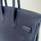 Birkin25 バーキン25 Blue nuit ブルーニュイ PHW SV金具 Y刻 Togo トゴ