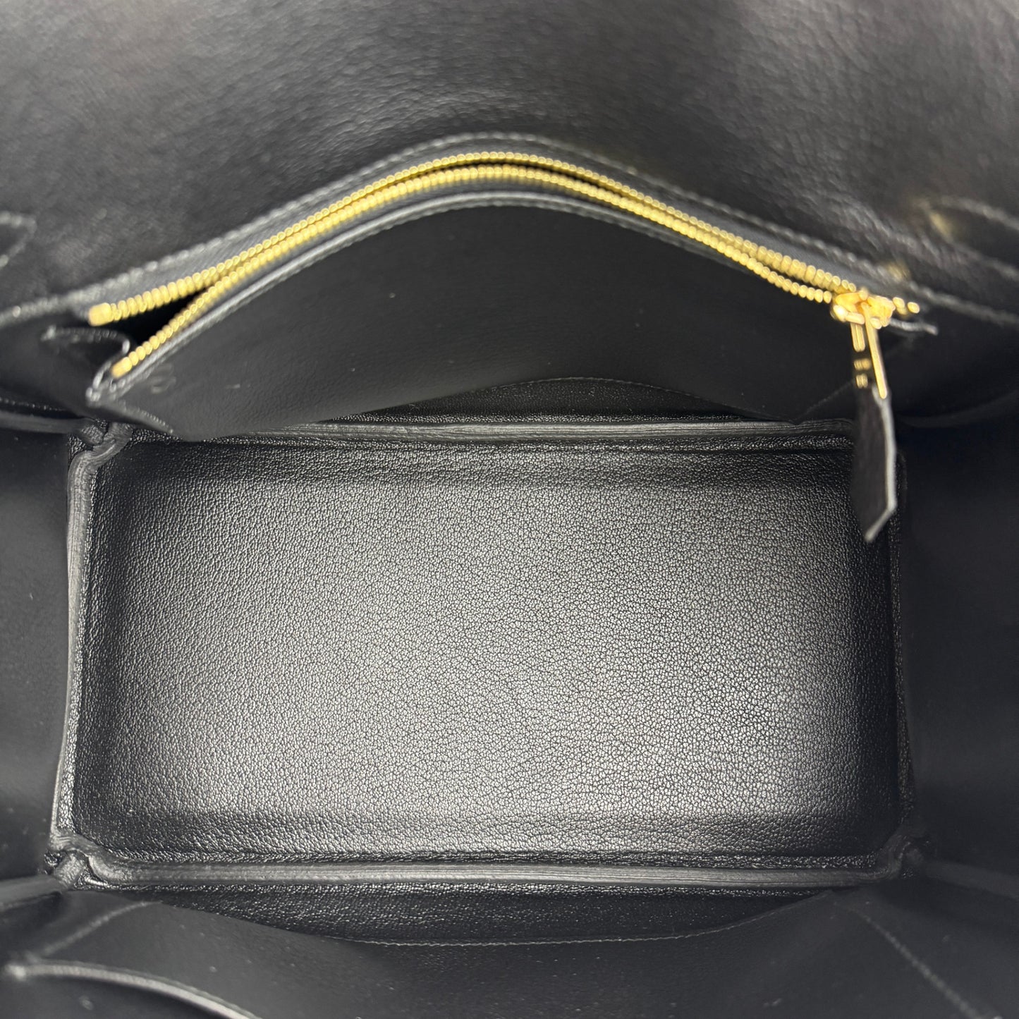 Birkin25 バーキン25 Black 黒 PMBHW シャンパンゴールド金具 Stamp-K K刻印