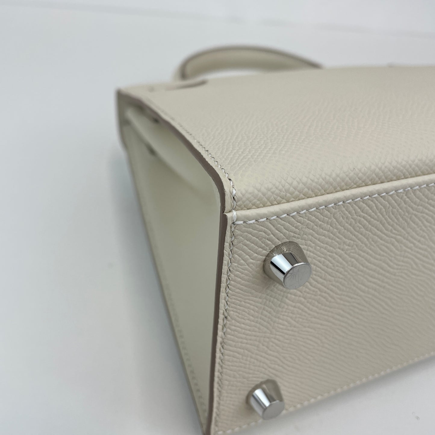 Kelly25 ケリー25 Craie クレ Epsom エプソン PHW シルバー金具 Stamp-W W刻印