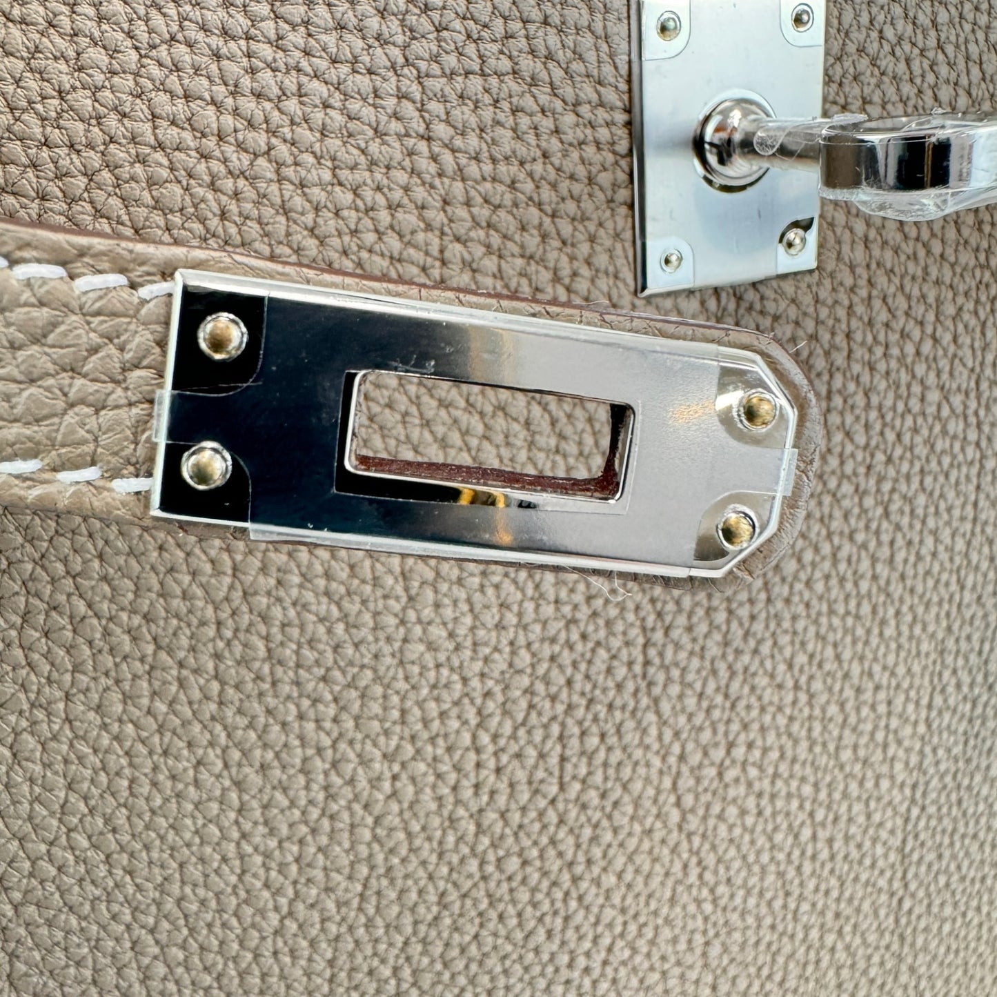 Kelly25 ケリー25 Etoupe エトープ Togo トゴ PHW シルバー金具 Stamp-K K刻印