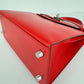 Kelly25 ケリー25 Rouge de coeur ルージュクー シルバー金具 Stamp-K K刻印 Chevre シェーブル