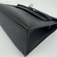 Pochette kelly ポシェットケリー Black ブラック Swift スイフト PHW シルバー金具 Stamp-K K刻印