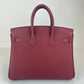 Birkin25 バーキン25 Rouge H ルージュアッシュ Togo トゴ GHW ゴールド金 Stamp-W W刻印